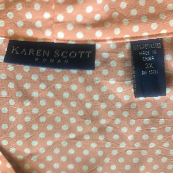 Karen Scott Woman Blouse - Size 3X - Picture 3 of 5
